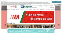 Desktop Screenshot of laopiniondemalaga.es